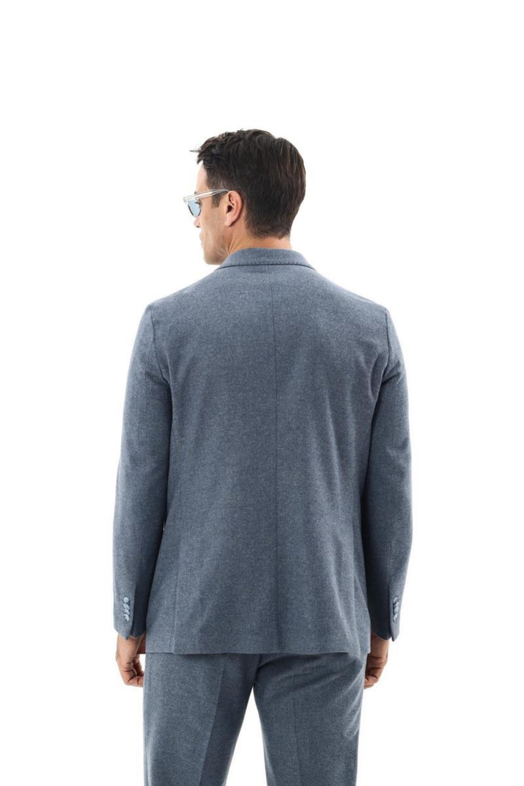 Kırlangıç Yaka Kruvaze Erkek Ceket-KAX5951W