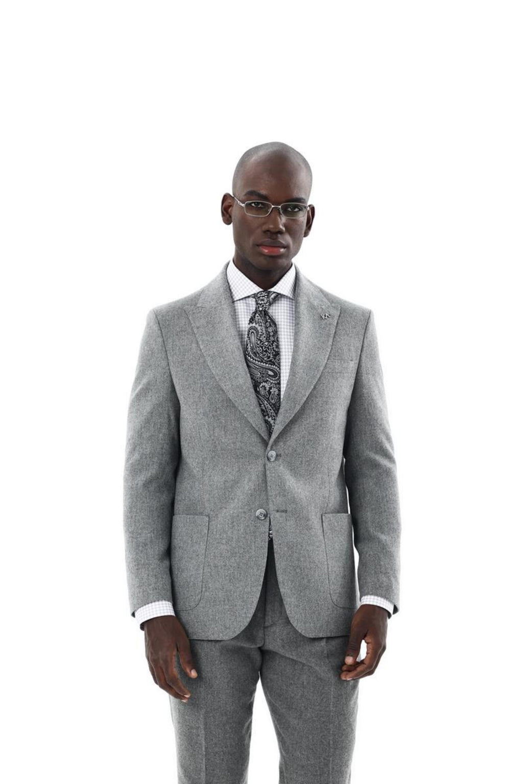 Kırlangıç Yaka Kruvaze Erkek Ceket-KAX5951W