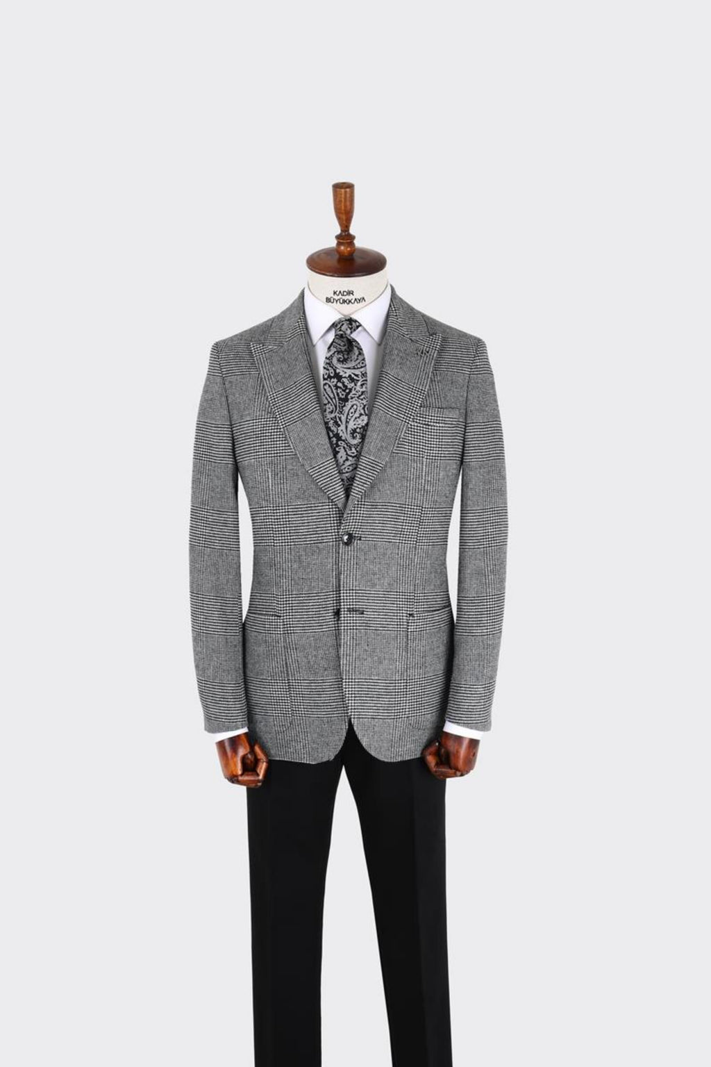 Kırlangıç Yaka Kruvaze Erkek Ceket-KAX5158W