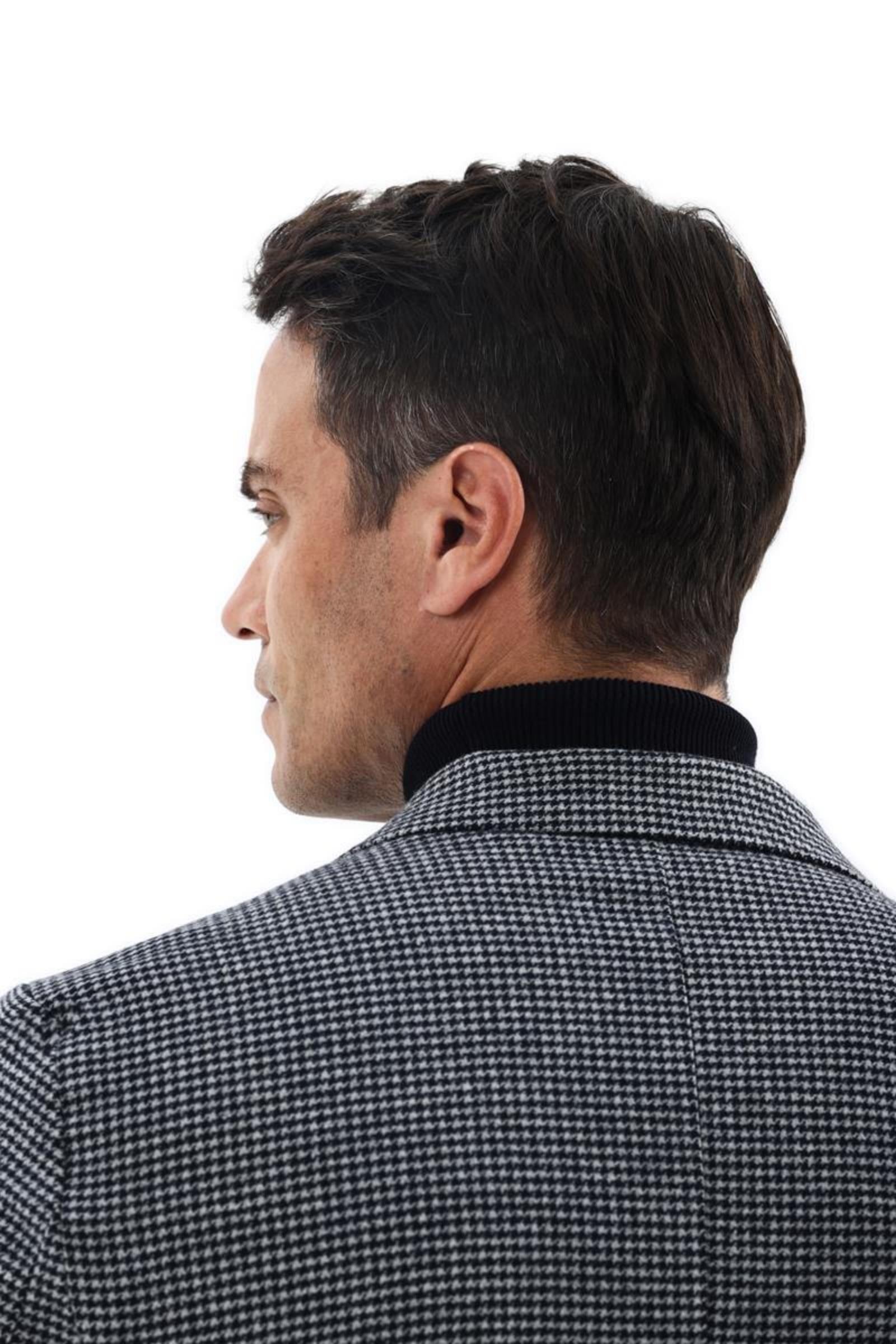 Erkek Kırlangıç Yaka Kruvaze  Ceket-KAX5956W