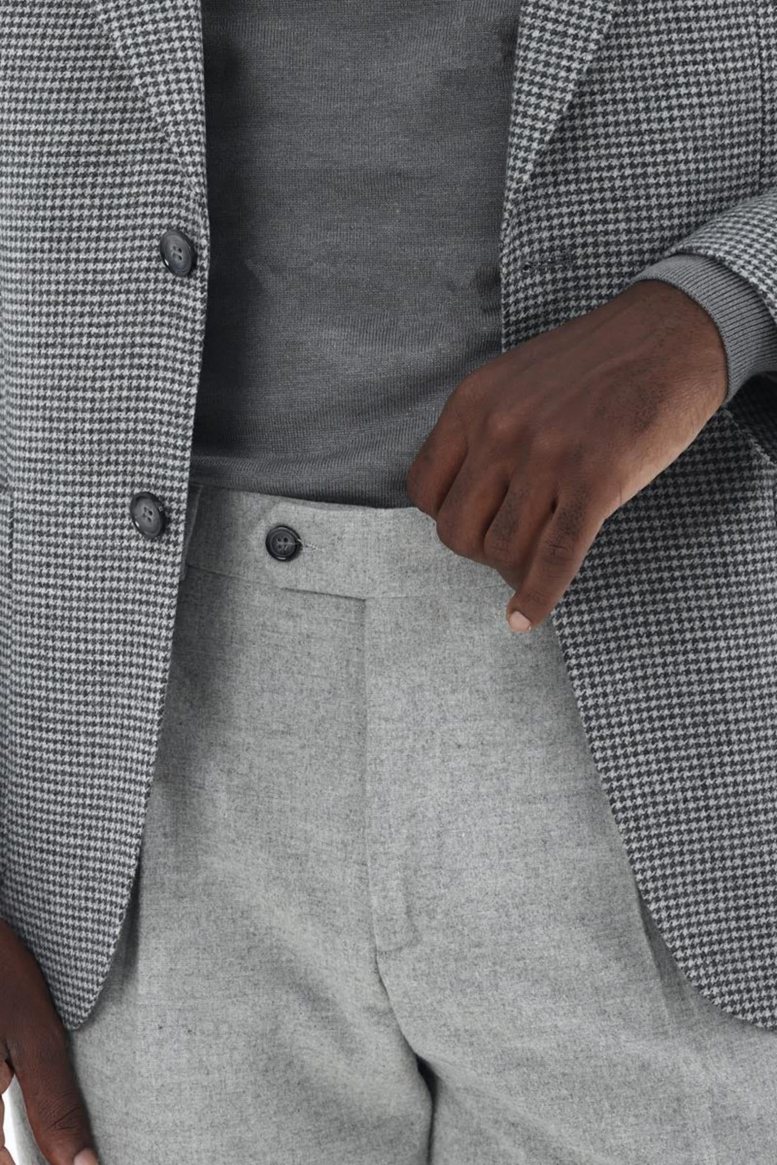 Erkek Kırlangıç Yaka Kruvaze  Ceket-KAX5956W