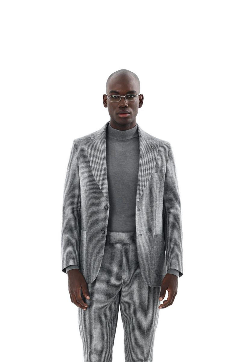 Erkek Kırlangıç Yaka Kruvaze  Ceket-KAX5956W