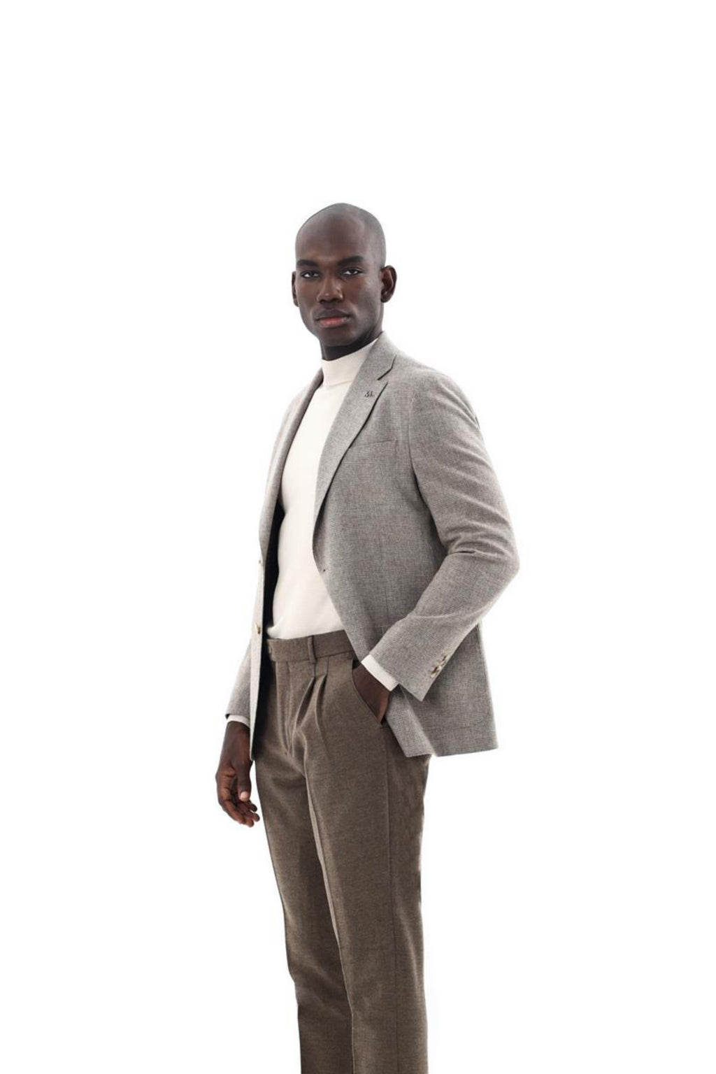 Erkek İki Düğmeli Ceket-KAX5174W