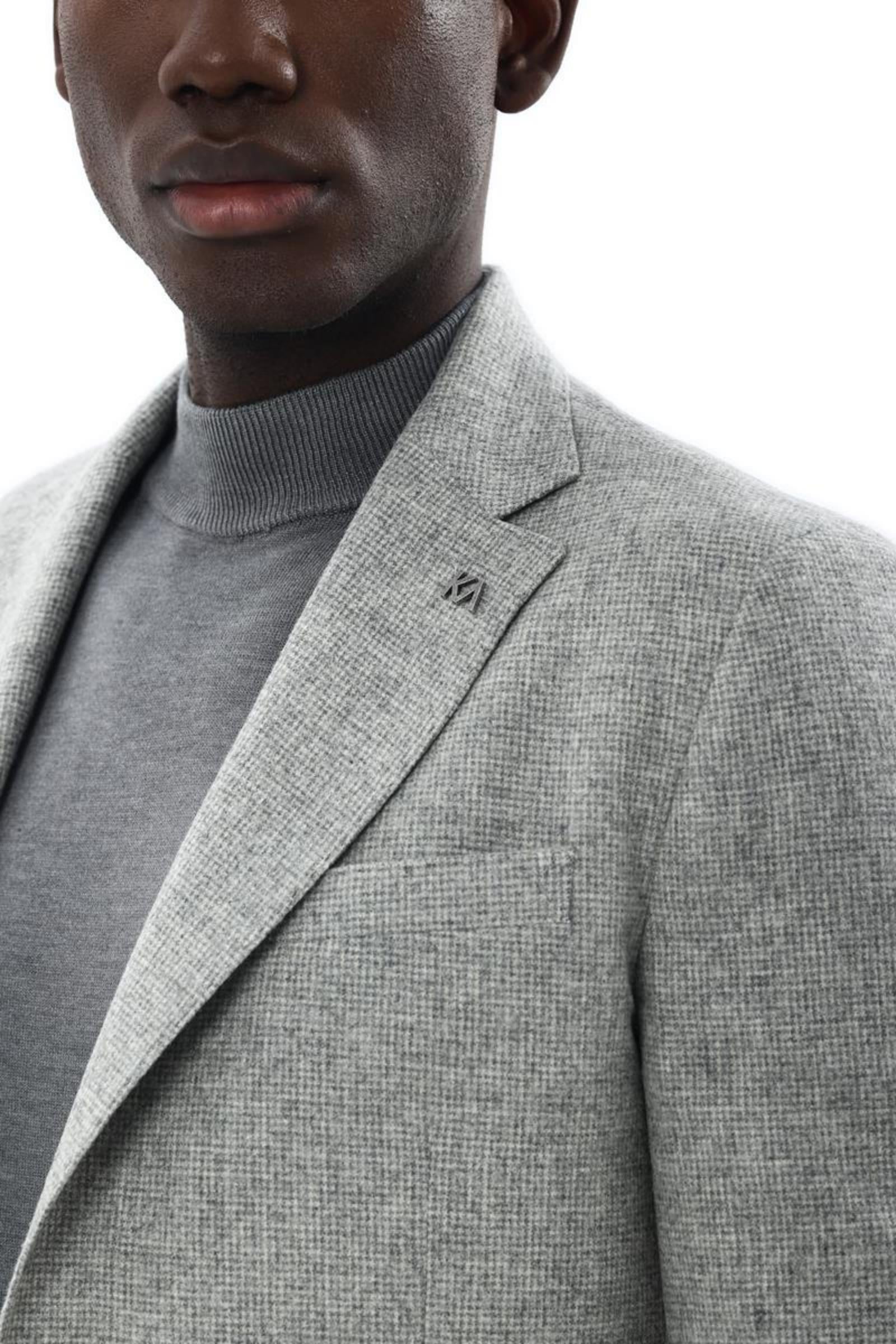 Erkek İki Düğmeli Ceket-KAX5174W