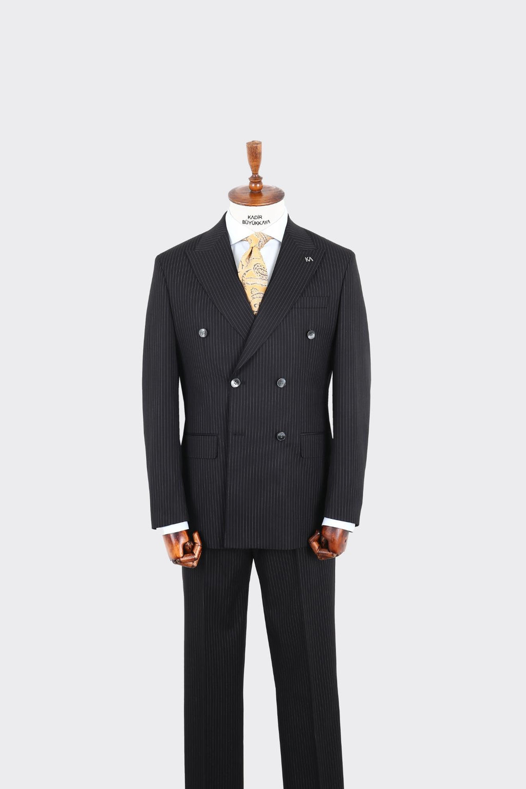 Kırlangıç Yaka Kruvaze Erkek Takım Elbise-KAX1205S