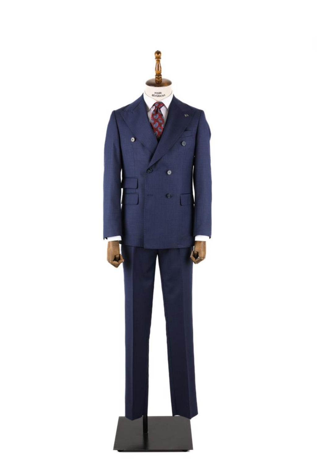 Kırlangıç Yaka Kruvaze Erkek Takım Elbise-KAV1216S