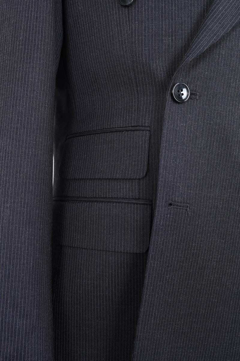 Kırlangıç Yaka Kruvaze Erkek Takım Elbise-KAW1273W