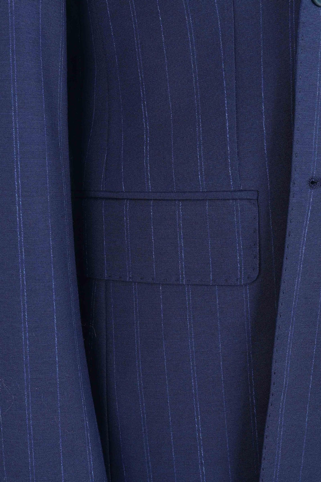 Kırlangıç Yaka Kruvaze Erkek Takım Elbise-KAX1271W