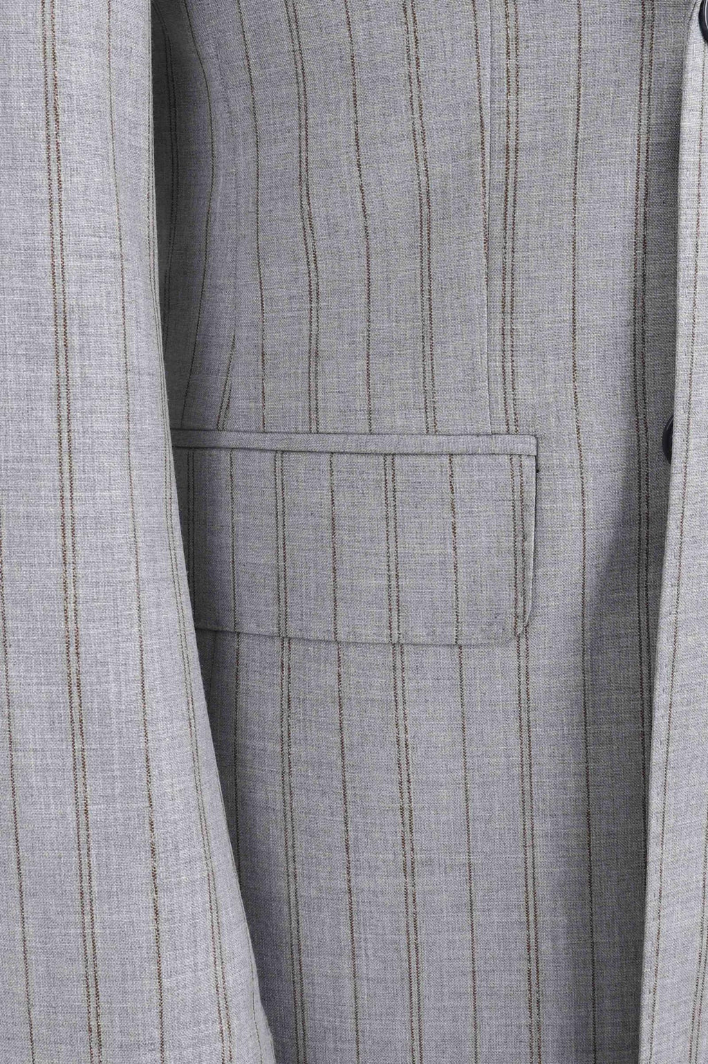 Kırlangıç Yaka Kruvaze Erkek Takım Elbise-KAX1271W