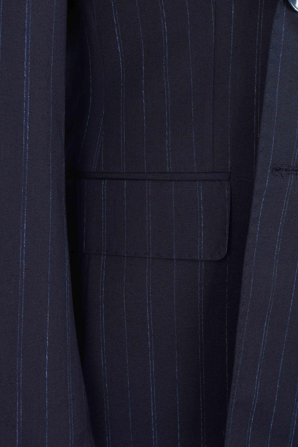 Kırlangıç Yaka Kruvaze Erkek Takım Elbise-KAX1271W