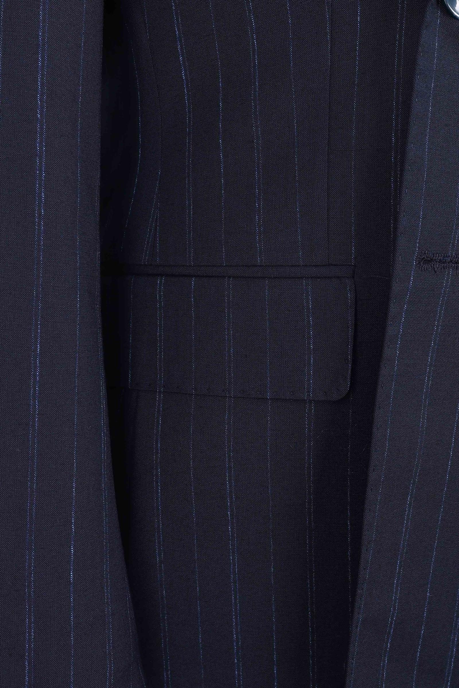 Kırlangıç Yaka Kruvaze Erkek Takım Elbise-KAX1271W