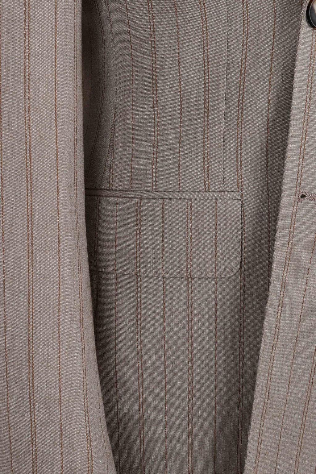 Kırlangıç Yaka Kruvaze Erkek Takım Elbise-KAX1271W