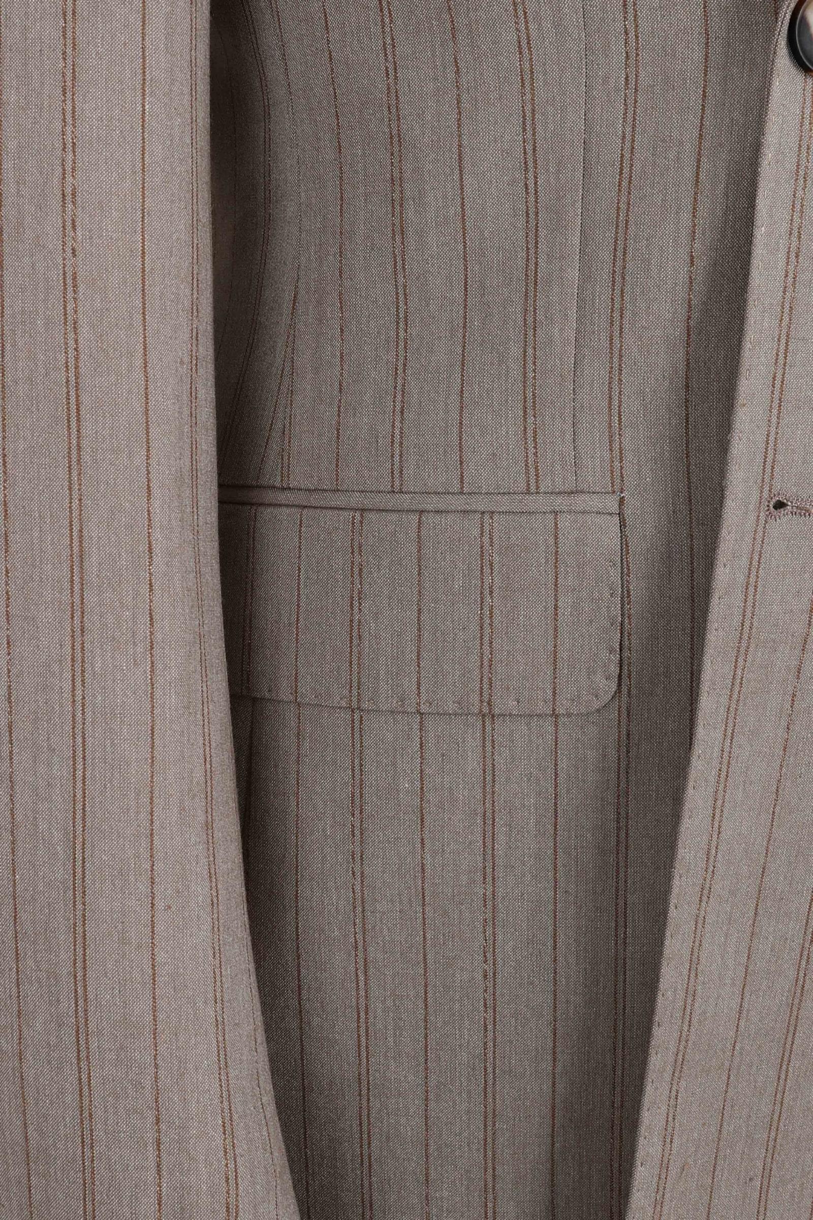 Kırlangıç Yaka Kruvaze Erkek Takım Elbise-KAX1271W