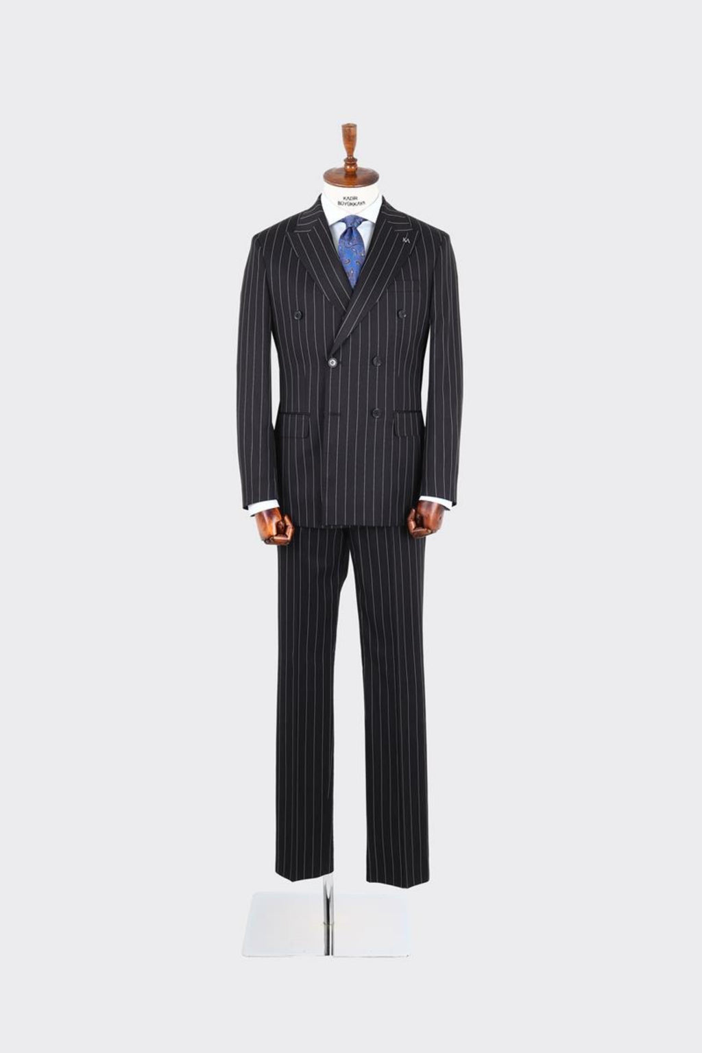 Kırlangıç Yaka Kruvaze Erkek Takım Elbise-KAX1254S