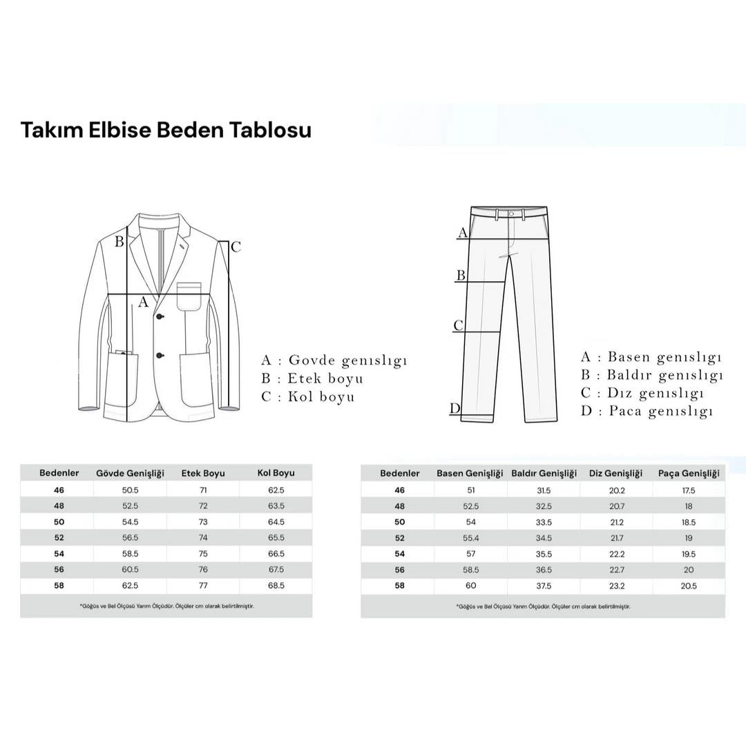 Kırlangıç Yaka Kruvaze Erkek Takım Elbise-KAX1254S