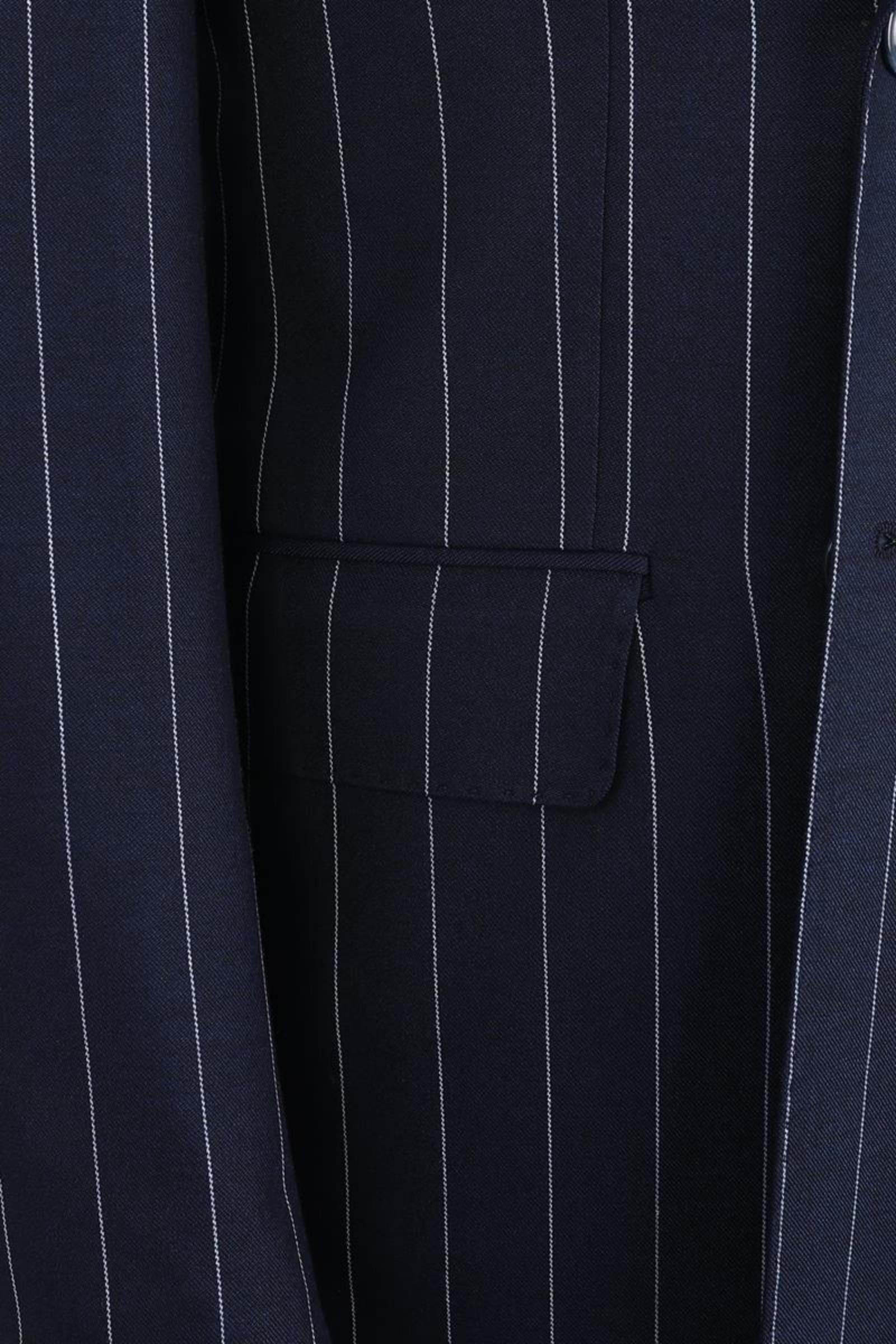 Erkek Kırlangıç Yaka Kruvaze  Takım Elbise-KAX1276W