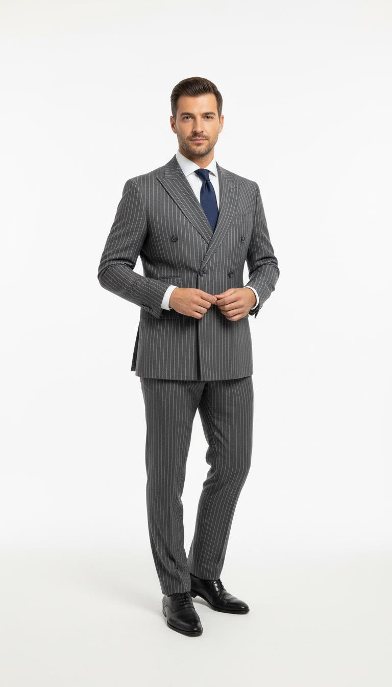 Kruvaze Takım Elbise Out-KAX1270W