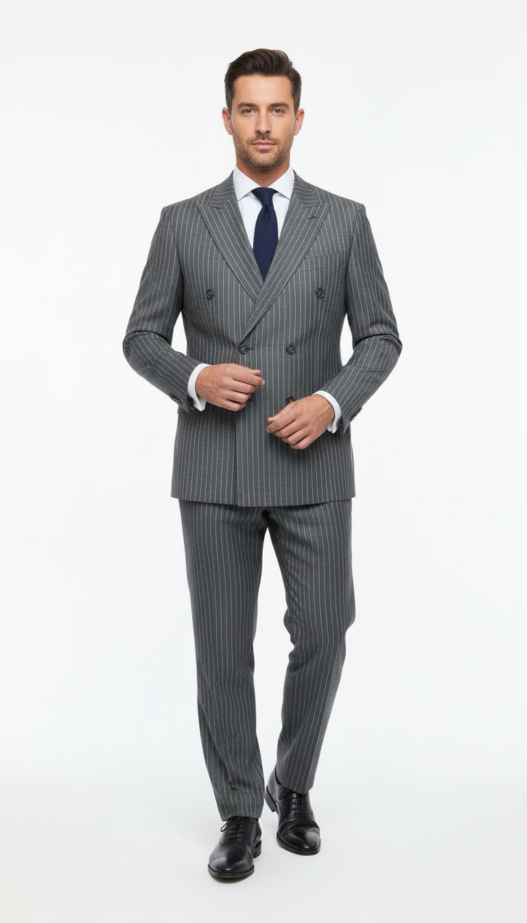 Kruvaze Takım Elbise Out-KAX1270W