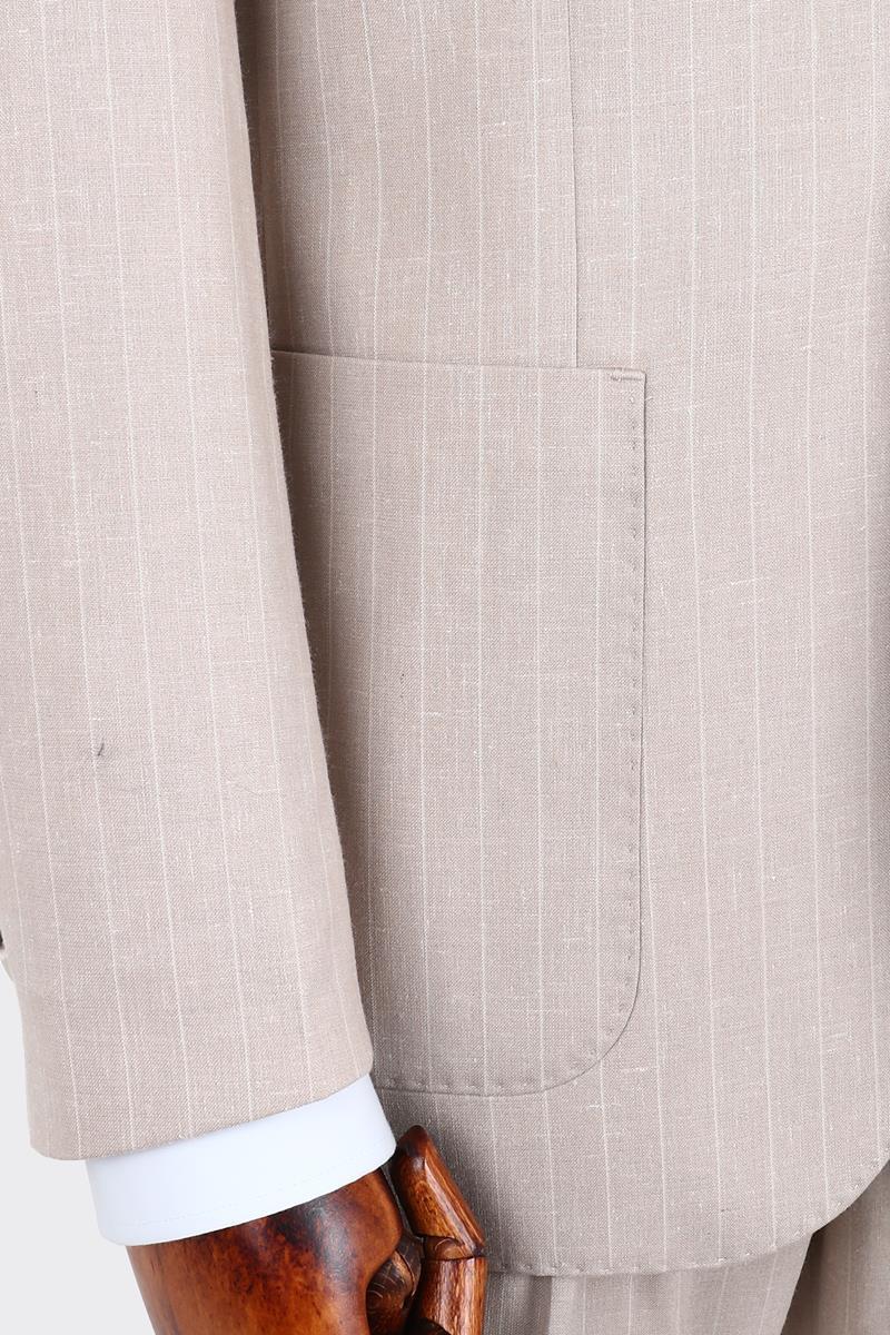 Kırlangıç Yaka Pileli Erkek Takım Elbise-KAX1305S