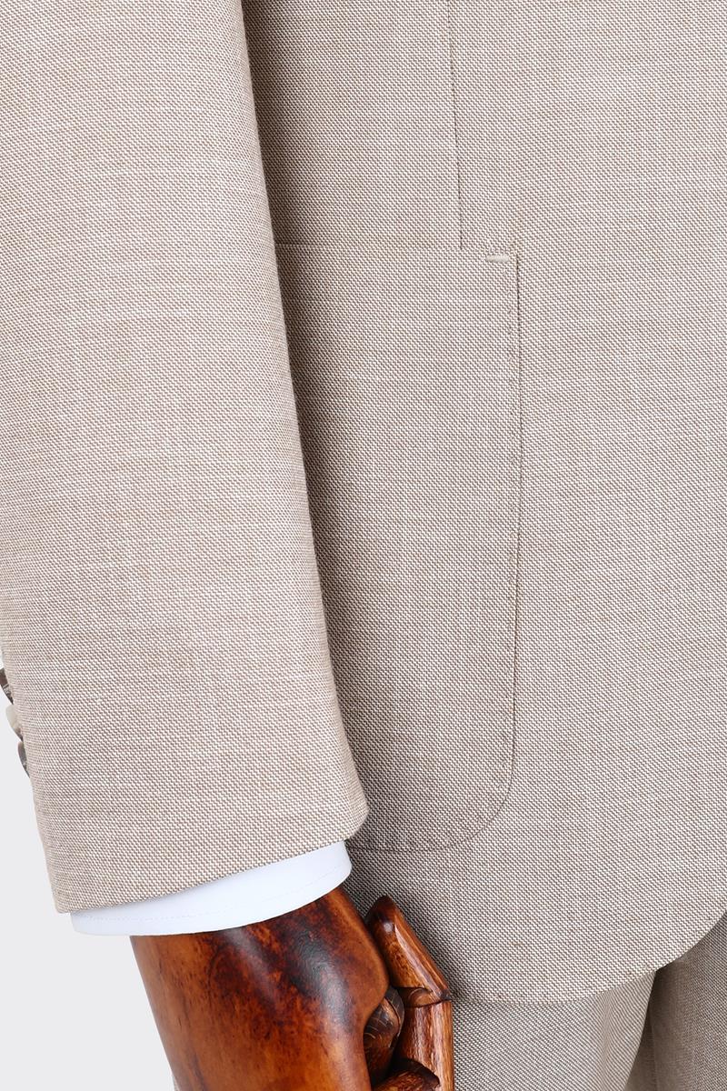 Kırlangıç Yaka Pileli Erkek Takım Elbise-KAX1302S