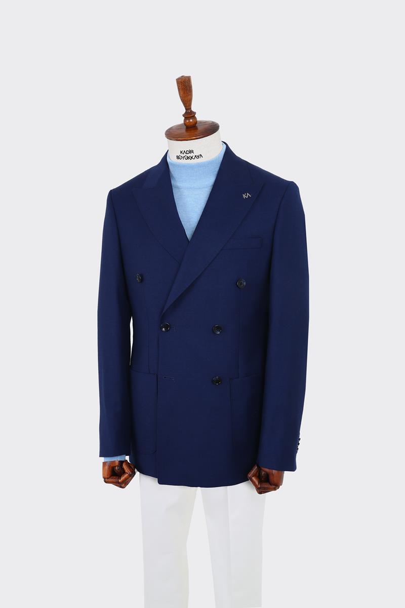 Klasik Kruvaze Erkek Ceket-KAW5241W