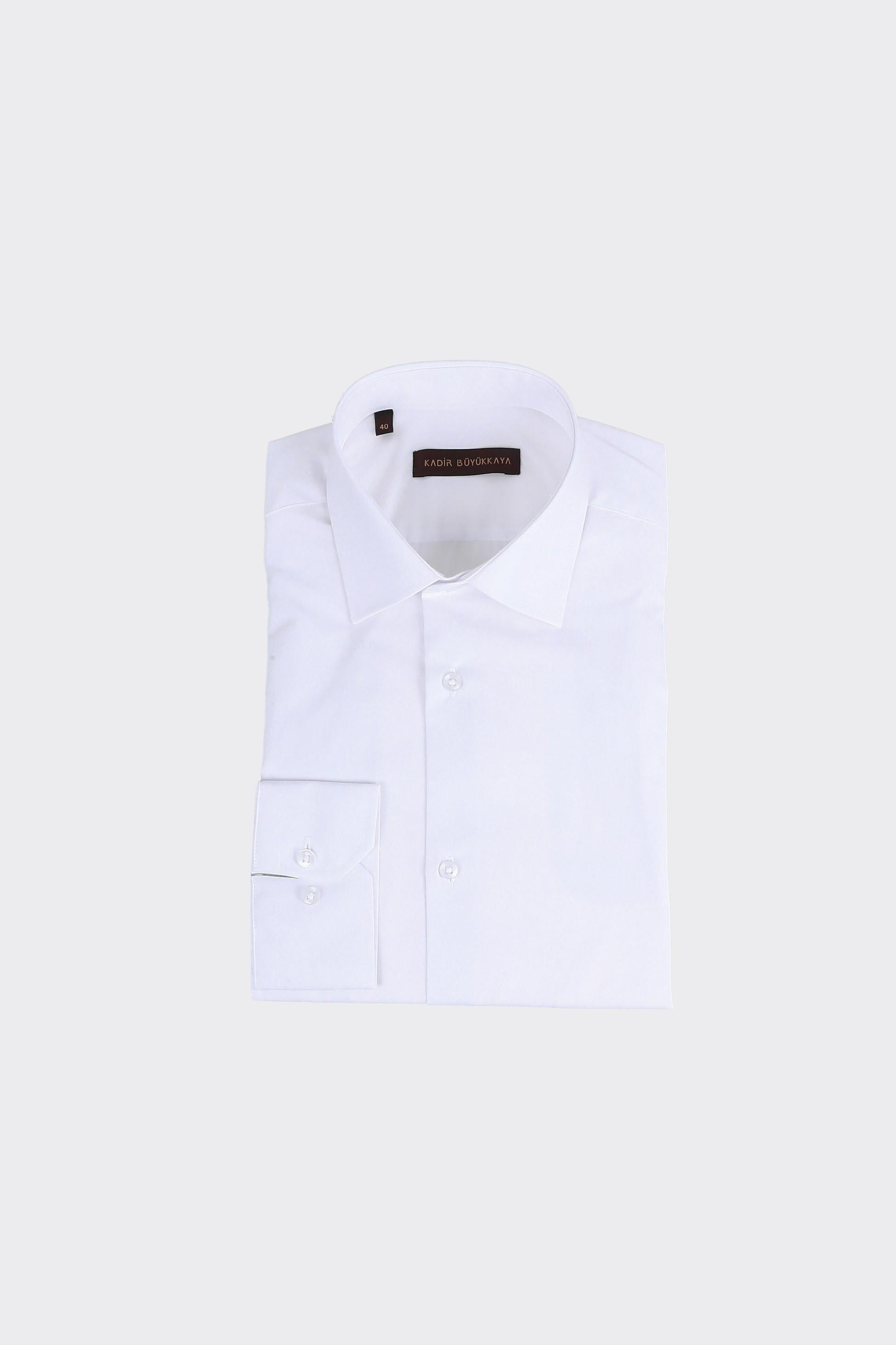 Kolay Ütülenebilir Slim Fit Klasik Yaka Pamuklu Erkek Gömlek-KAO4990S