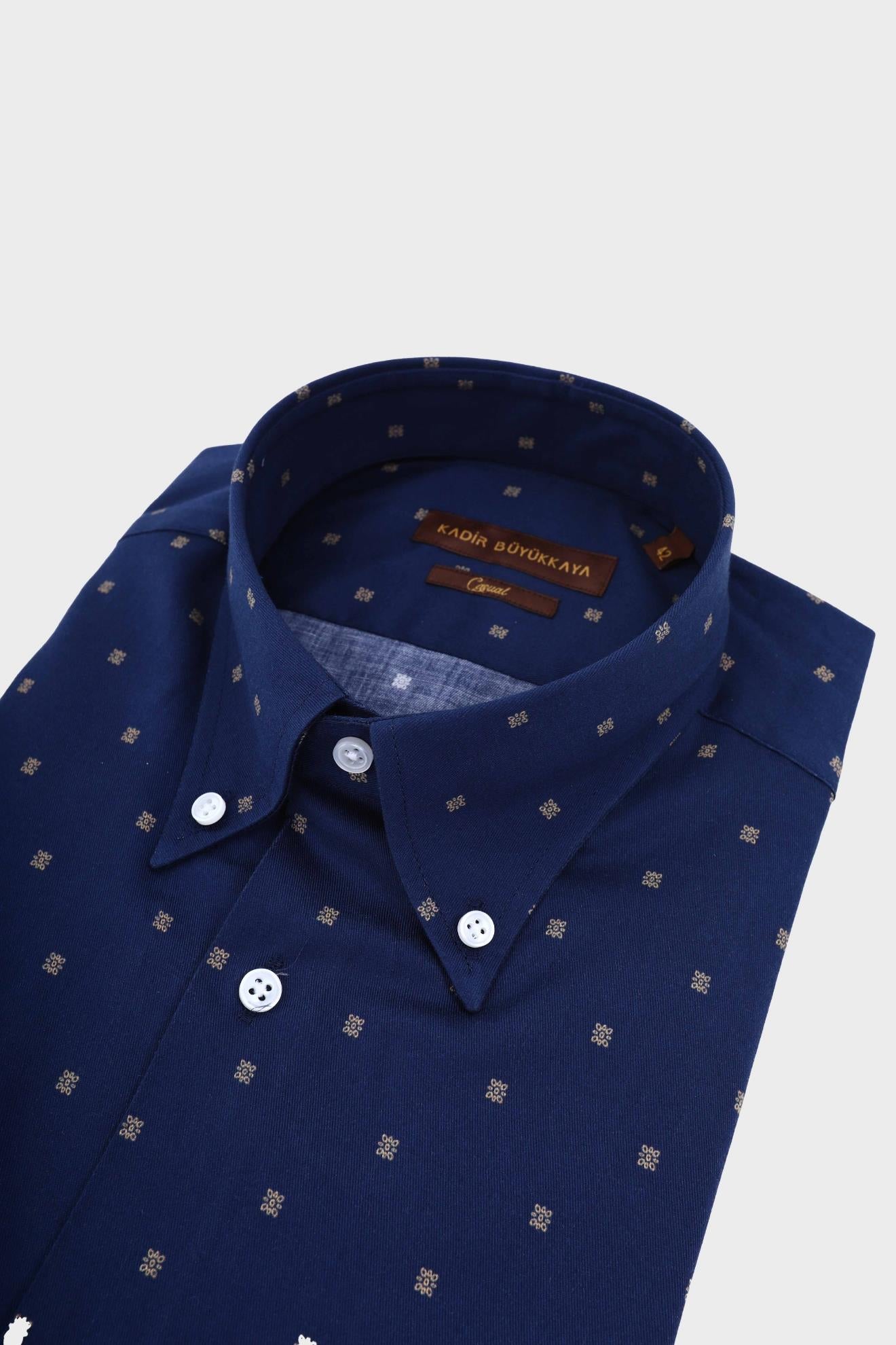 Yaka Düğmeli Gömlek Out-KAW4627S