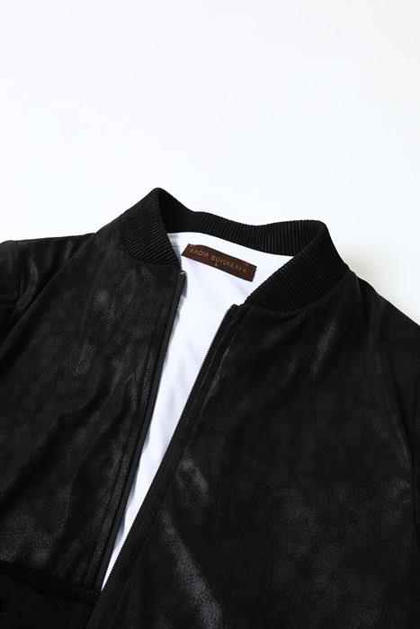 Modern Tarz Kolej Erkek Mont - Dayanıklı Polyester Kumaş-KAW9121S