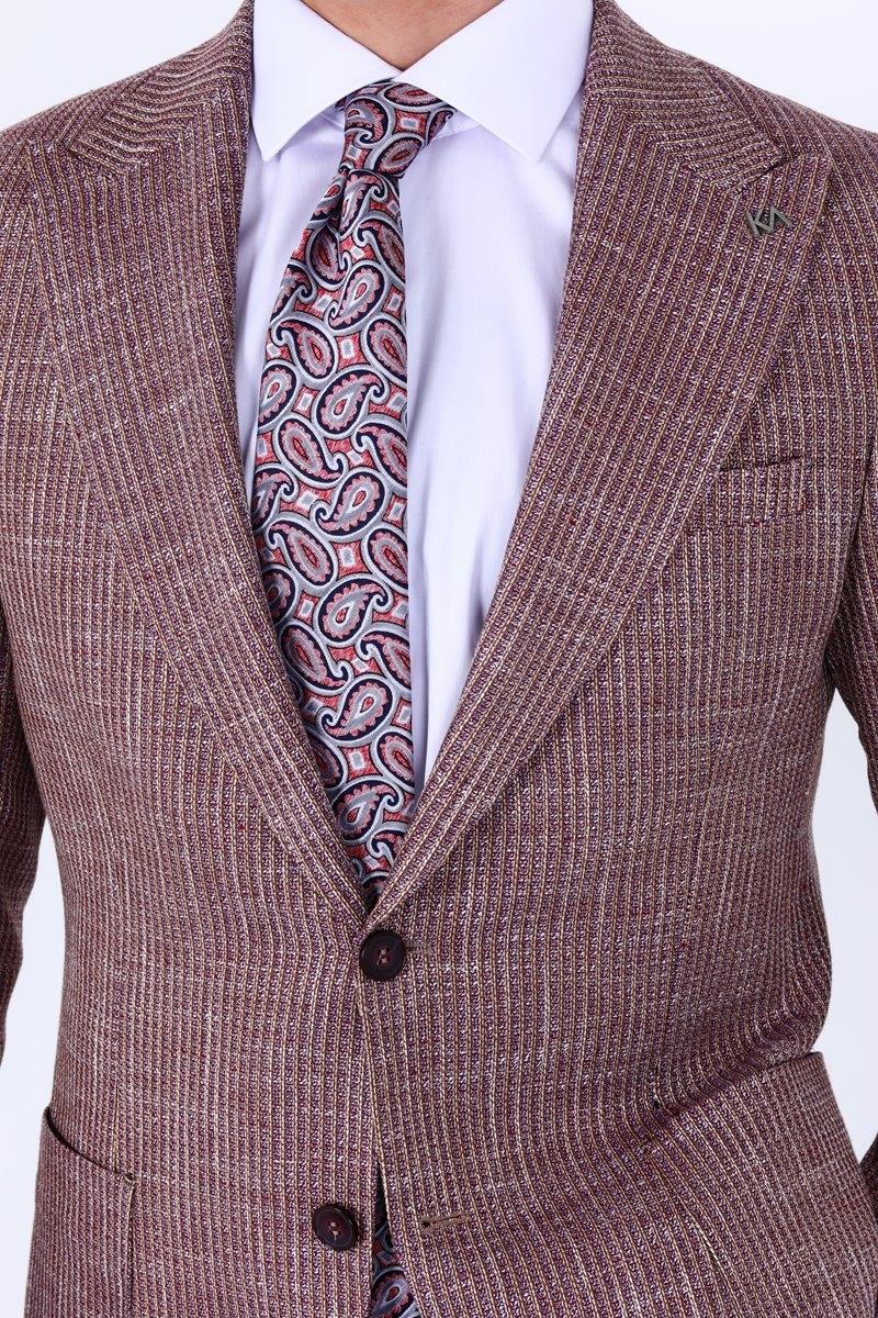 Şık Erkek Slim Fit Ceket-KAV5045W