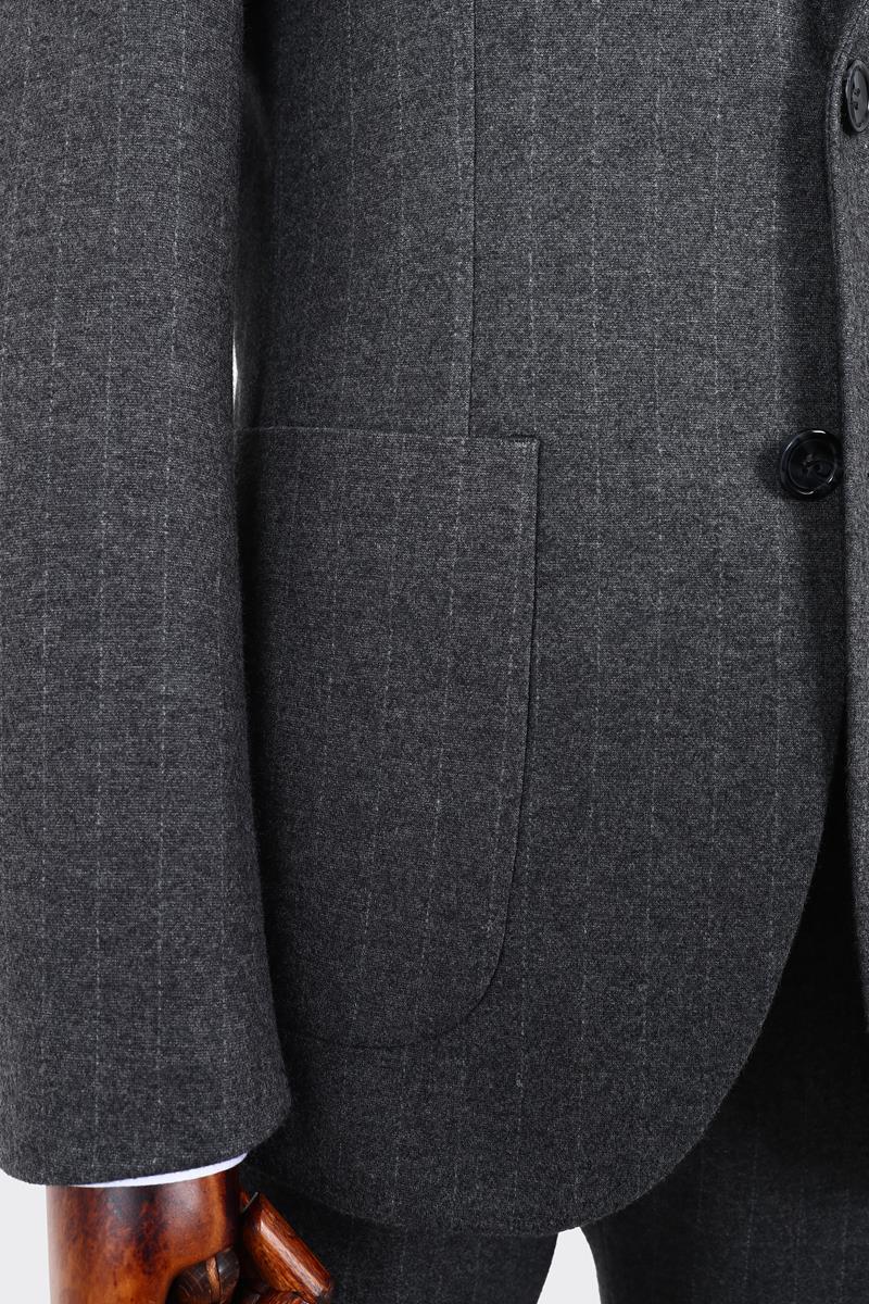 Klasik Çizgili Erkek Takım Elbise-KAW1350W