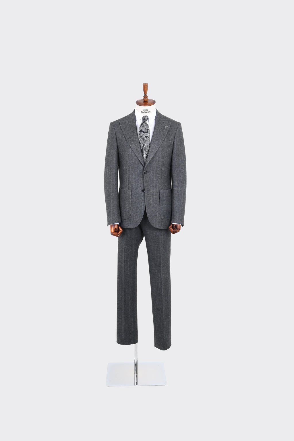 Klasik Çizgili Erkek Takım Elbise-KAW1350W