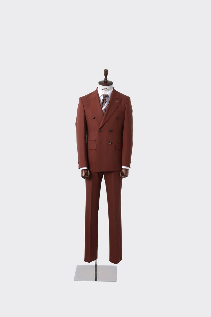 Kruvaze Kesim Modern Erkek Takım Elbise-KAW1249S