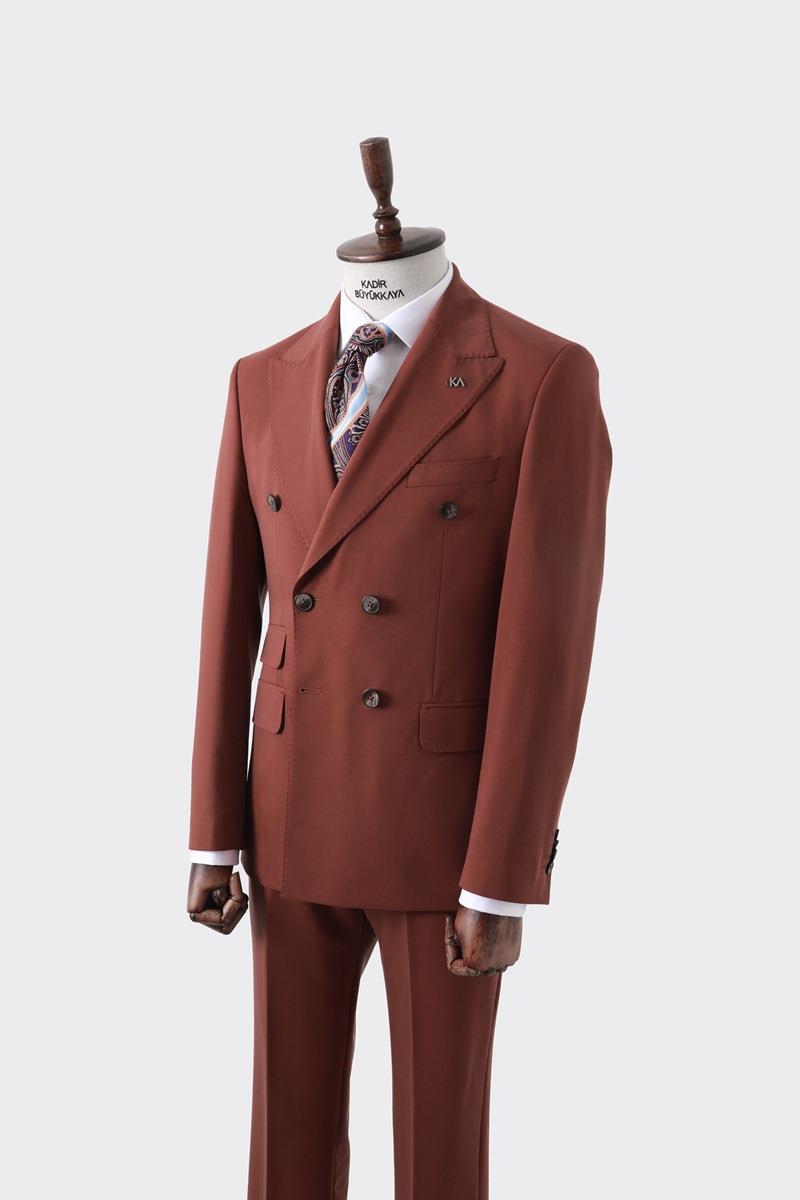 Kruvaze Kesim Modern Erkek Takım Elbise-KAW1249S