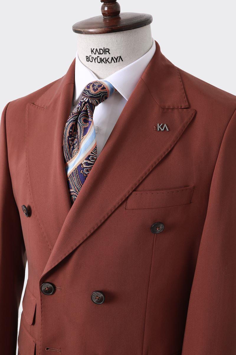Kruvaze Kesim Modern Erkek Takım Elbise-KAW1249S