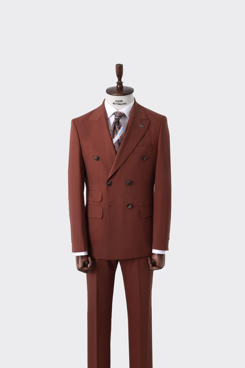 Kruvaze Kesim Modern Erkek Takım Elbise-KAW1249S