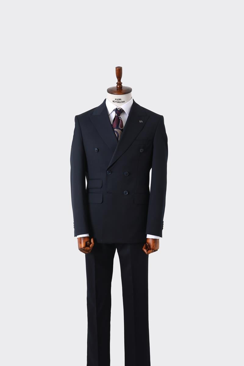 Kruvaze Kesim Modern Erkek Takım Elbise-KAW1249S
