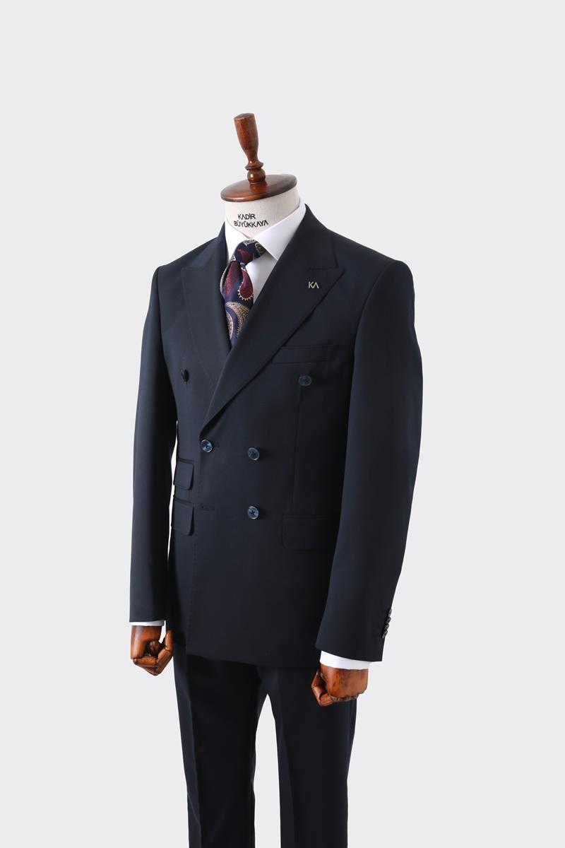 Kruvaze Kesim Modern Erkek Takım Elbise-KAW1249S