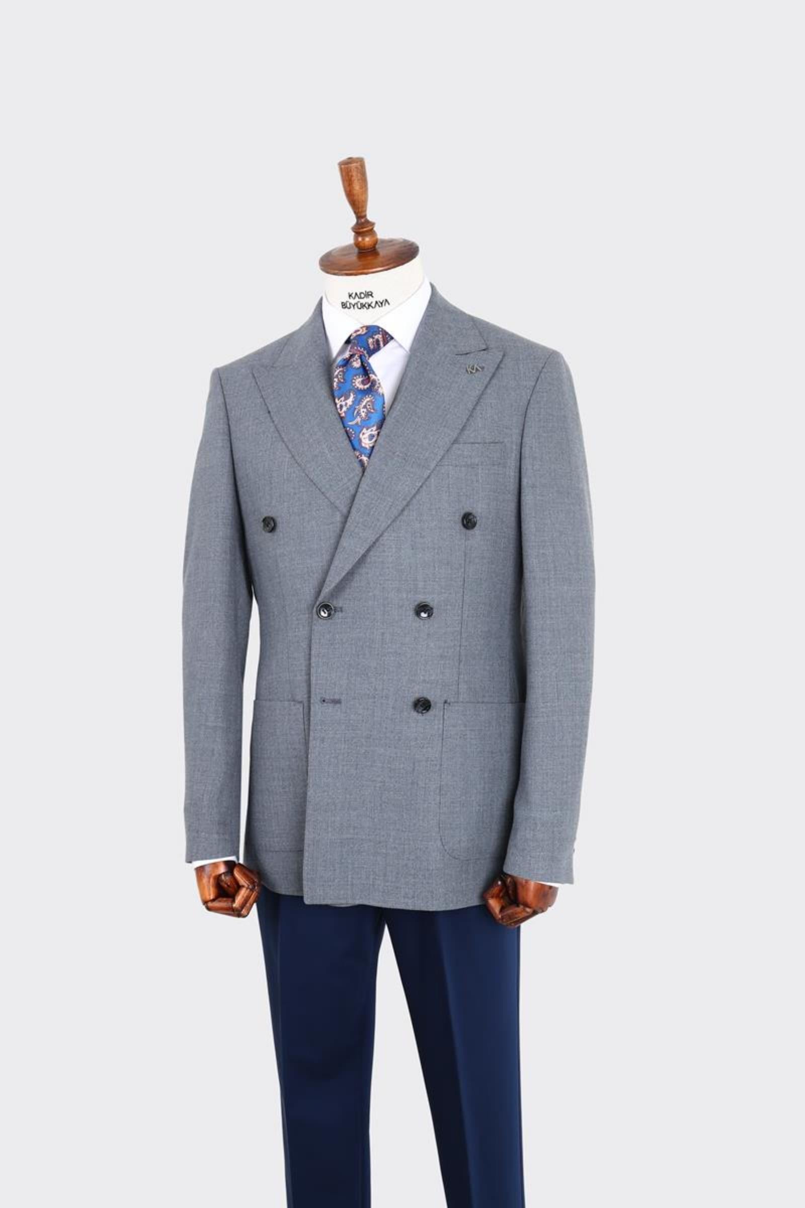 Kruvaze Erkek Ceket-KAW5254W