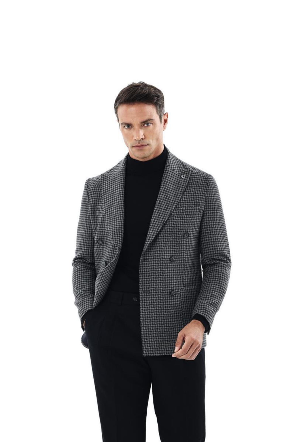 Kruvaze Erkek Ceket-KAX5235W