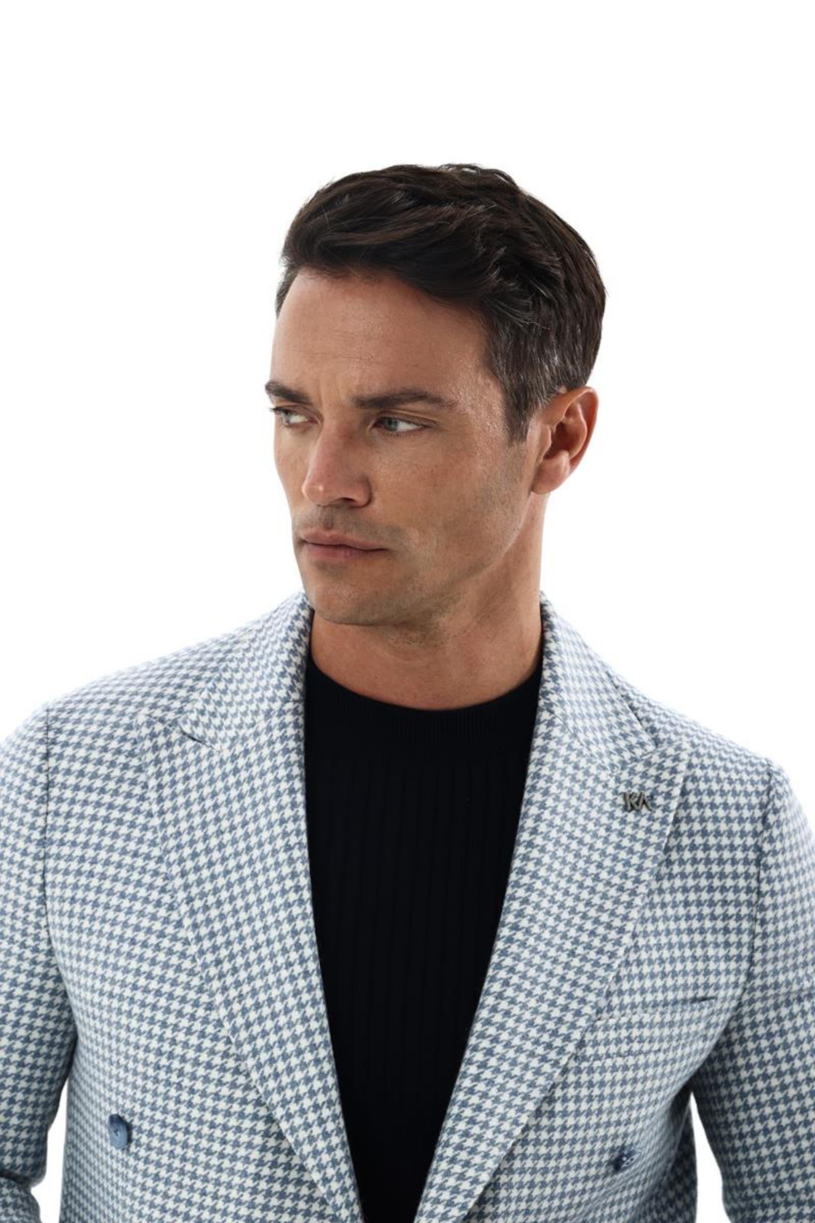 Kruvaze Erkek Ceket-KAX5235W