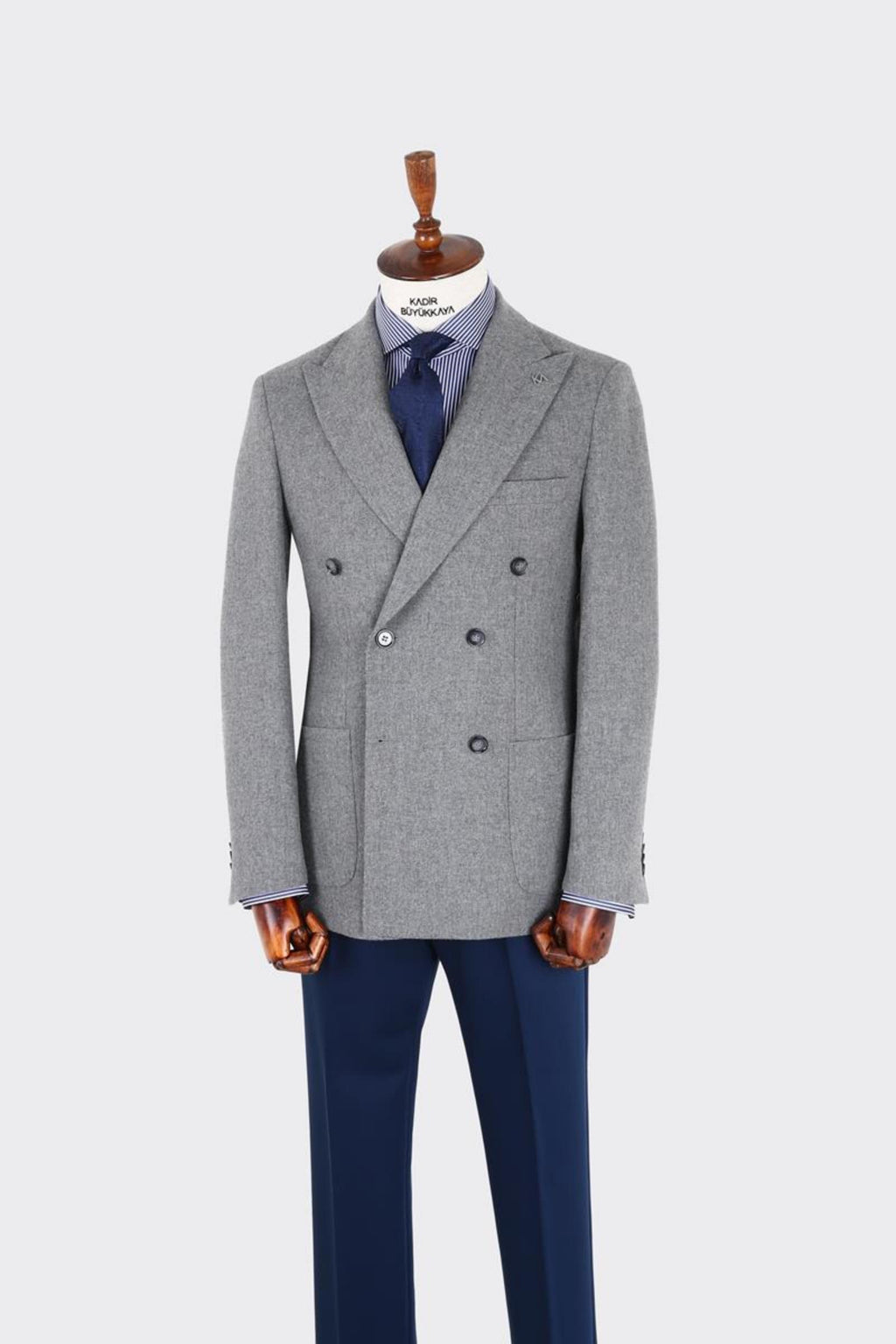 Erkek Kruvaze Ceket-KAX5851W
