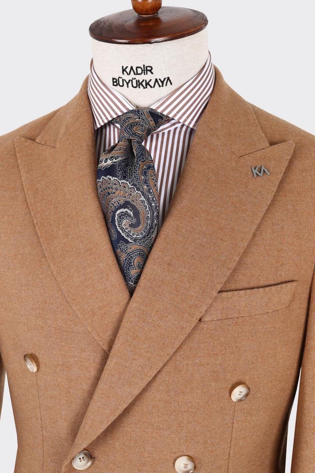 Erkek Kruvaze Ceket-KAX5851W