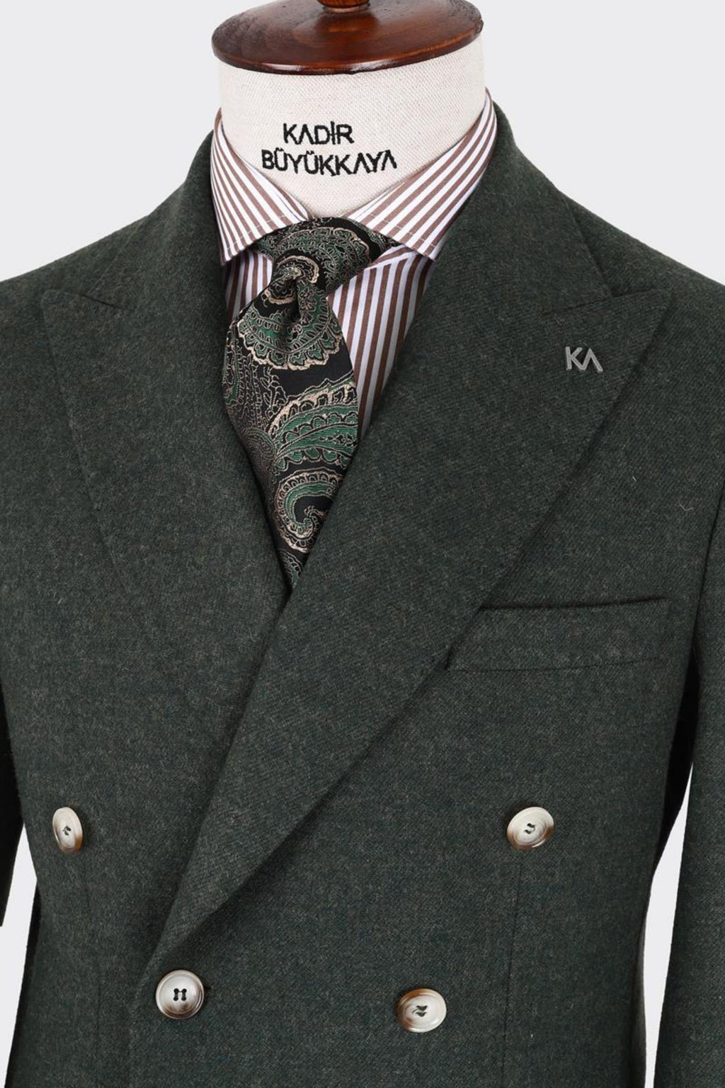 Erkek Kruvaze Ceket-KAX5851W