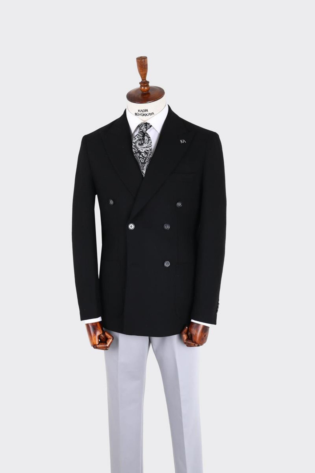 Erkek Kruvaze Ceket-KAX5851W