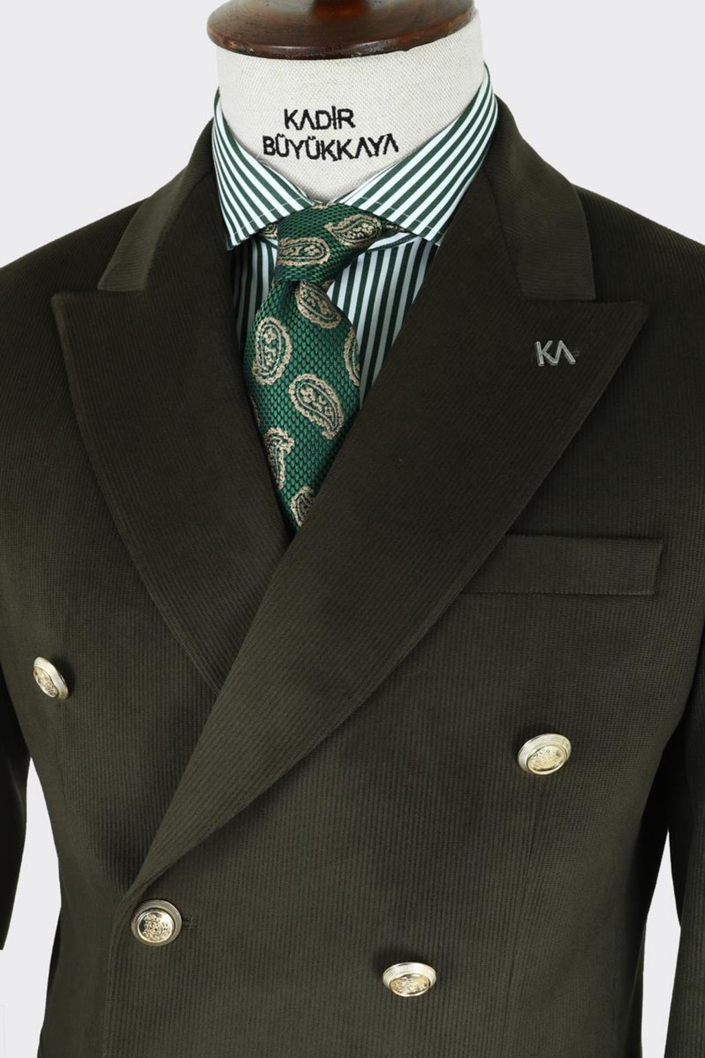 Erkek Kruvaze Ceket-KAX5855W