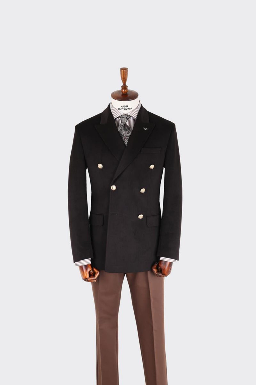 Erkek Kruvaze Ceket-KAX5855W