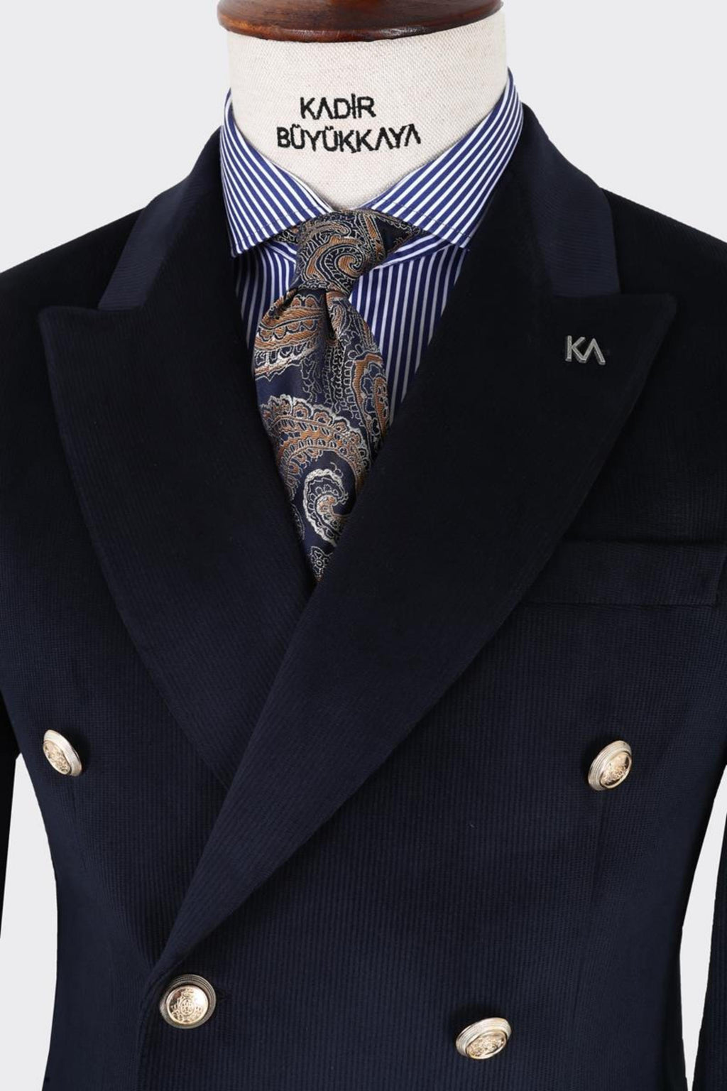 Erkek Kruvaze Ceket-KAX5855W