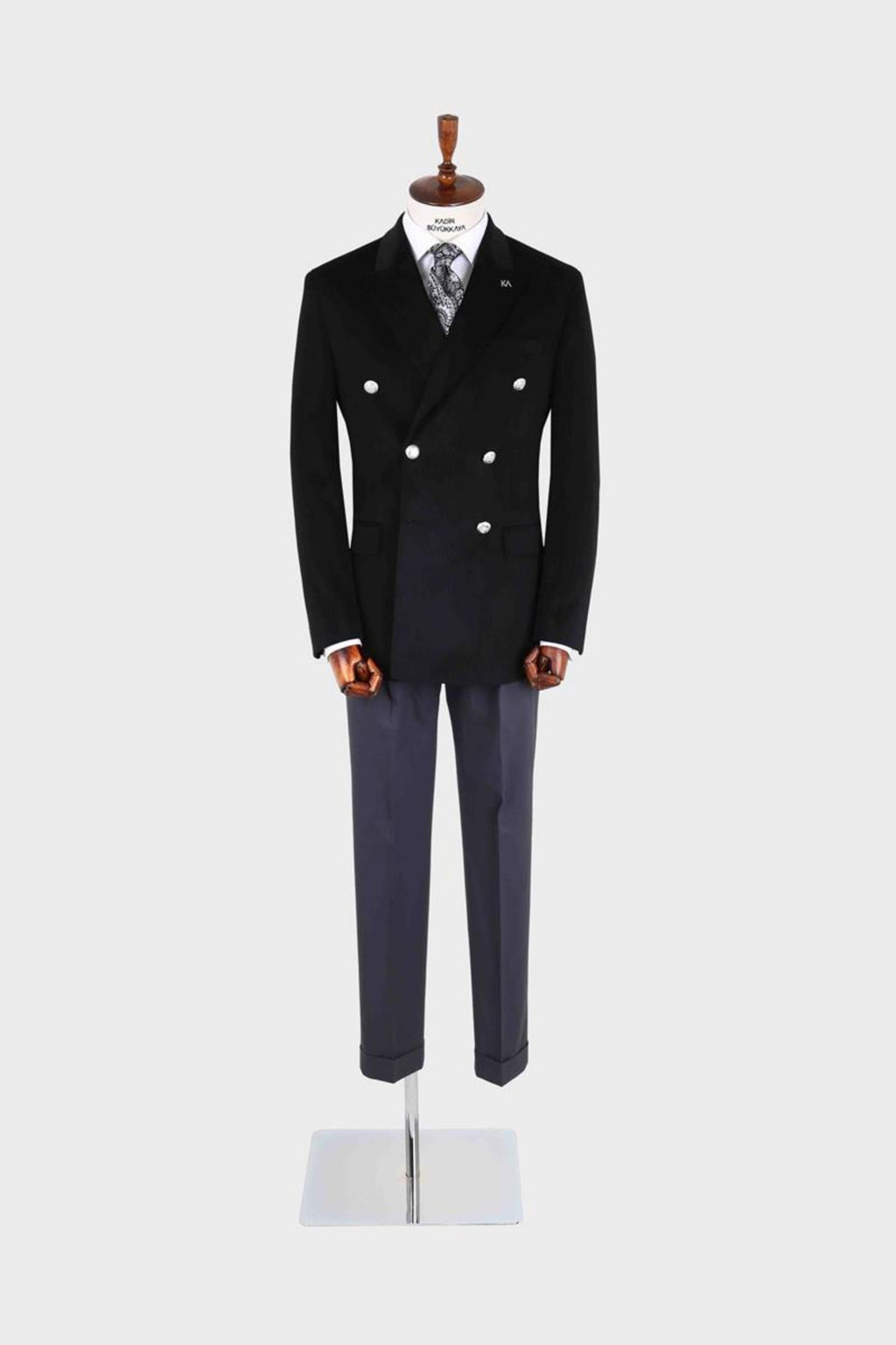 Erkek Kruvaze Ceket-KAX5855W