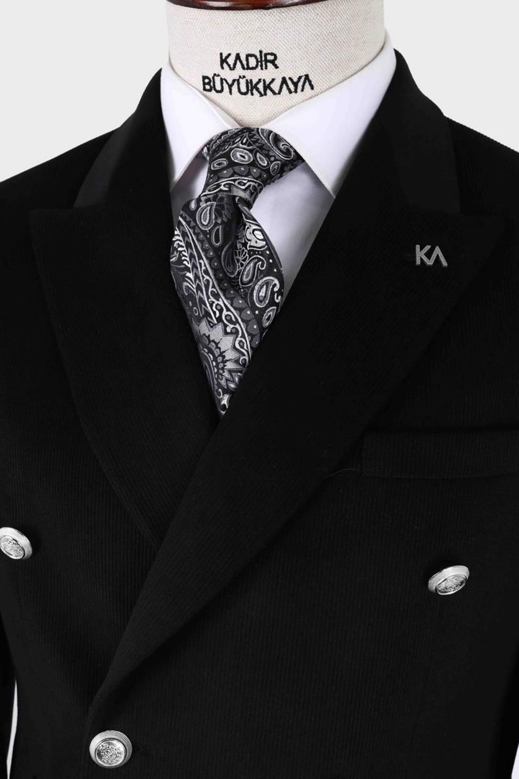 Erkek Kruvaze Ceket-KAX5855W