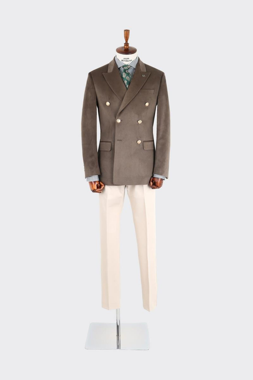 Erkek Kruvaze Ceket-KAX5855W